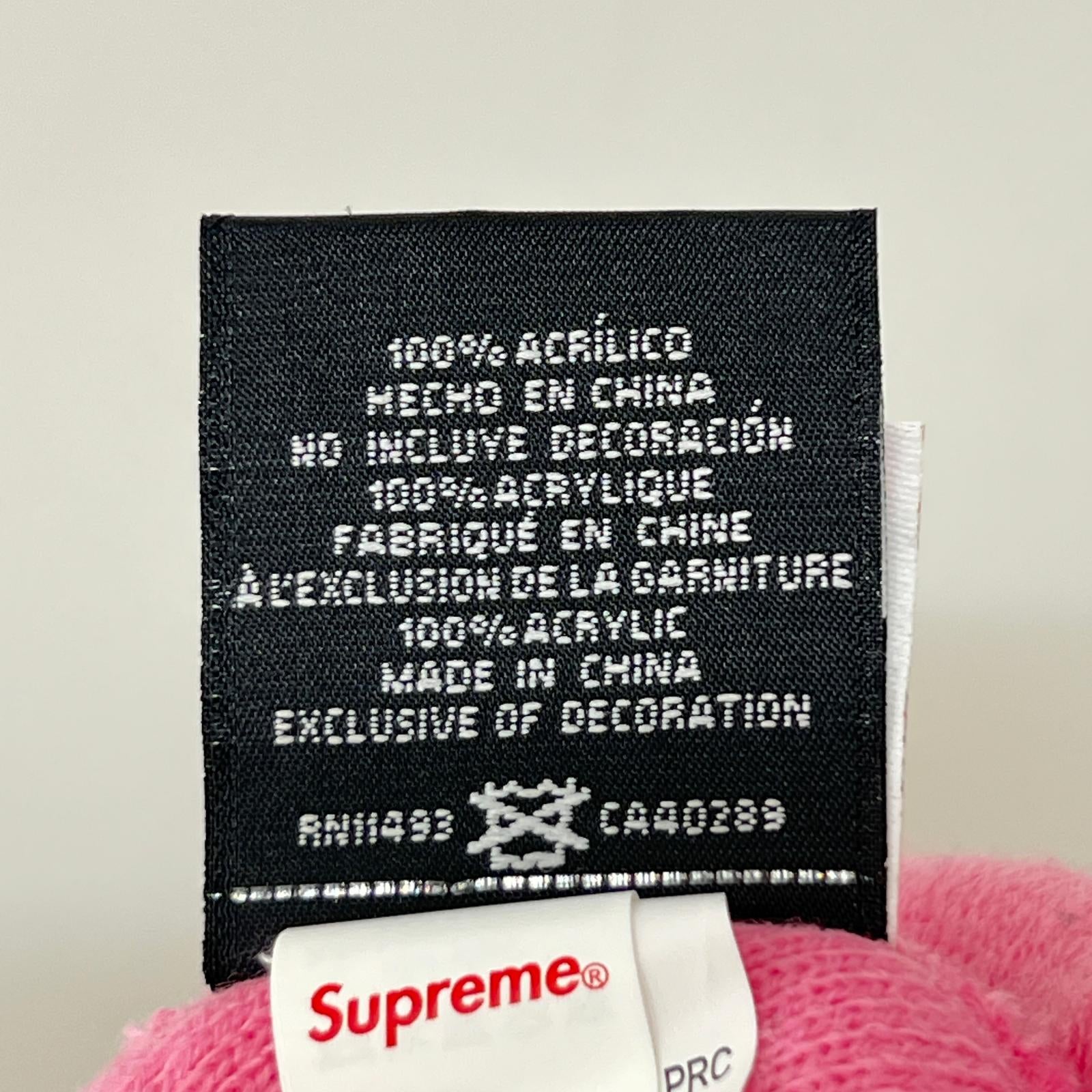 ニットキャップ 21AW NY New Era Box Logo Beanie ピンク