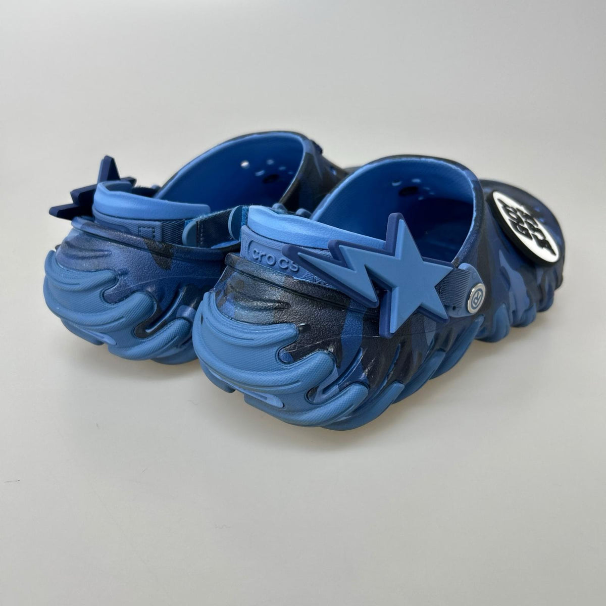 サンダル Crocs Echo Clog Blue Camo ブルー