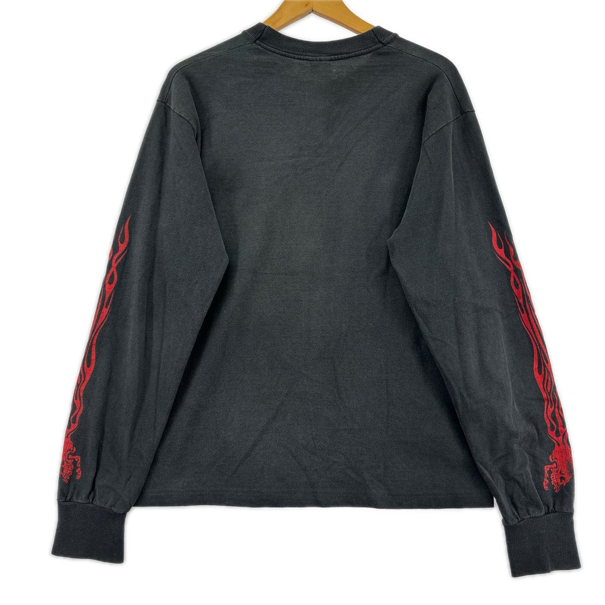 長袖Ｔシャツ 90s Hells Angels THE BIG RED MACHINE M ブラック