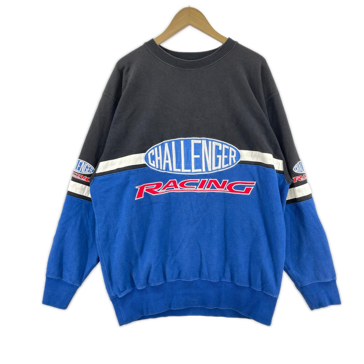 スウェット ﾛｺﾞｽｳｪｯﾄ 青 (L) L