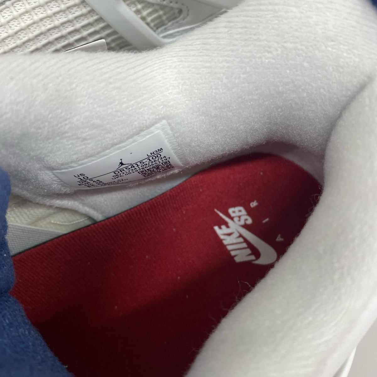 スニーカー SB AIR JORDAN 4 RETRO SP 28cm (US10 UK9 1/2 EU46) ホワイト