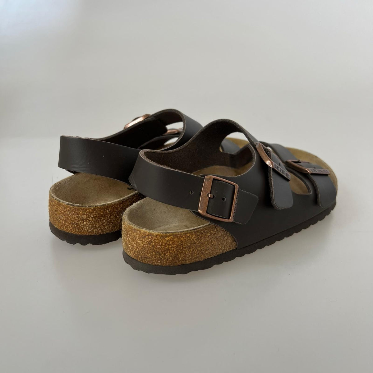 サンダル ﾚｻﾞｰ (27) 27cm (US9 UK8 1/2 EU44) ブラウン