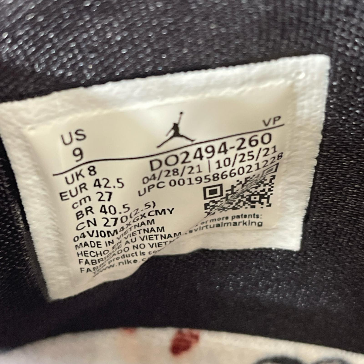スニーカー Rui Hachimura x Air Jordan 36 SE RUI 27cm (US9 UK8 1/2 EU44) ブラウン