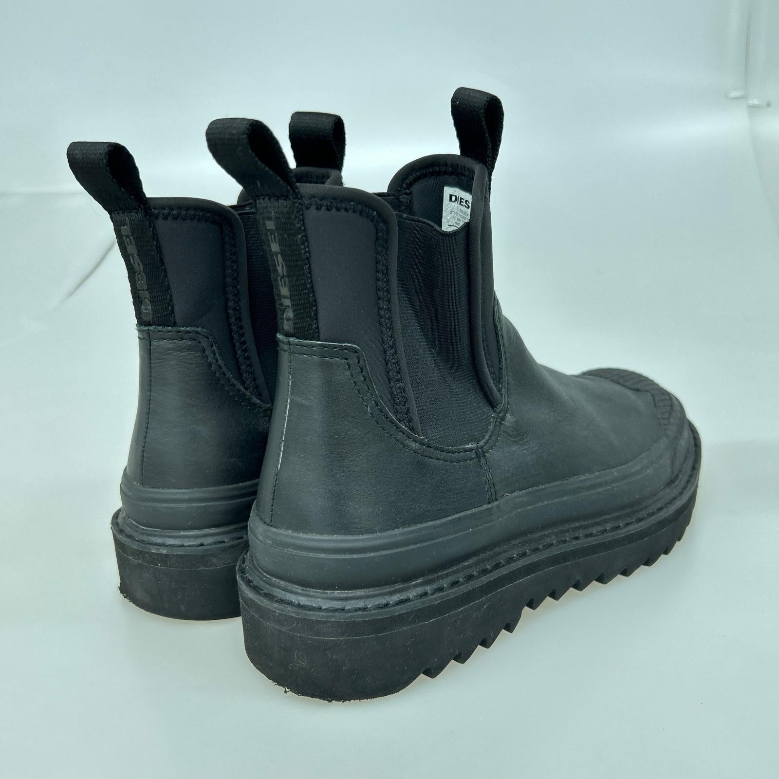 ブーツ H-SHIROKI サイドゴアラバーブーツ BLK 27cm 27cm (US9 UK8 1/2 EU44) ブラック