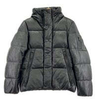ダウンジャケット NISHIKAWA DOWN ラムレザーダウウンジャケット BLK S ブラック