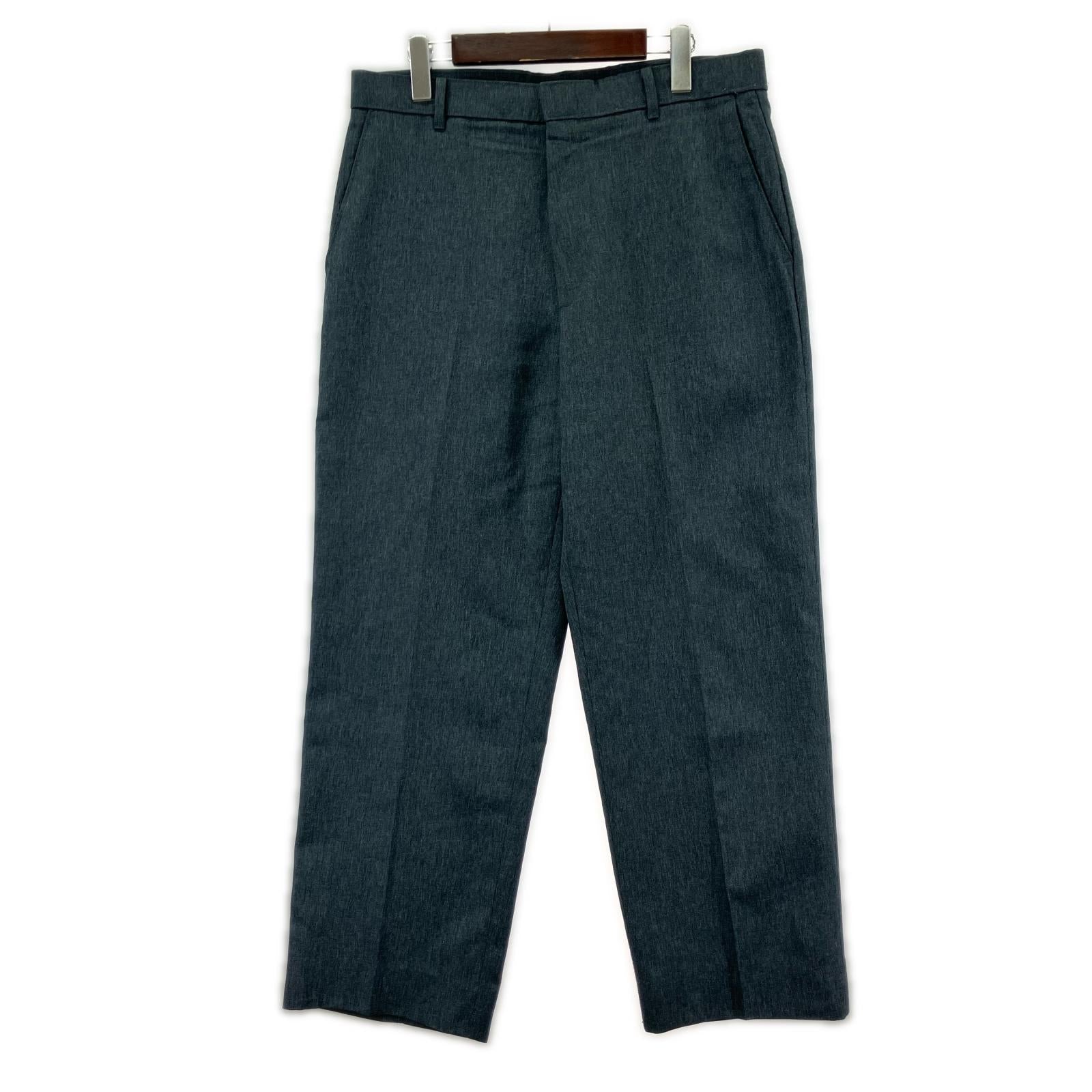 パンツ ACTION SLACKS センタープレスパンツ 紺 34 ネイビー