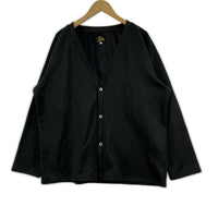 カーディガン V NECK カーディガン 黒 (L) NS257 L ブラック