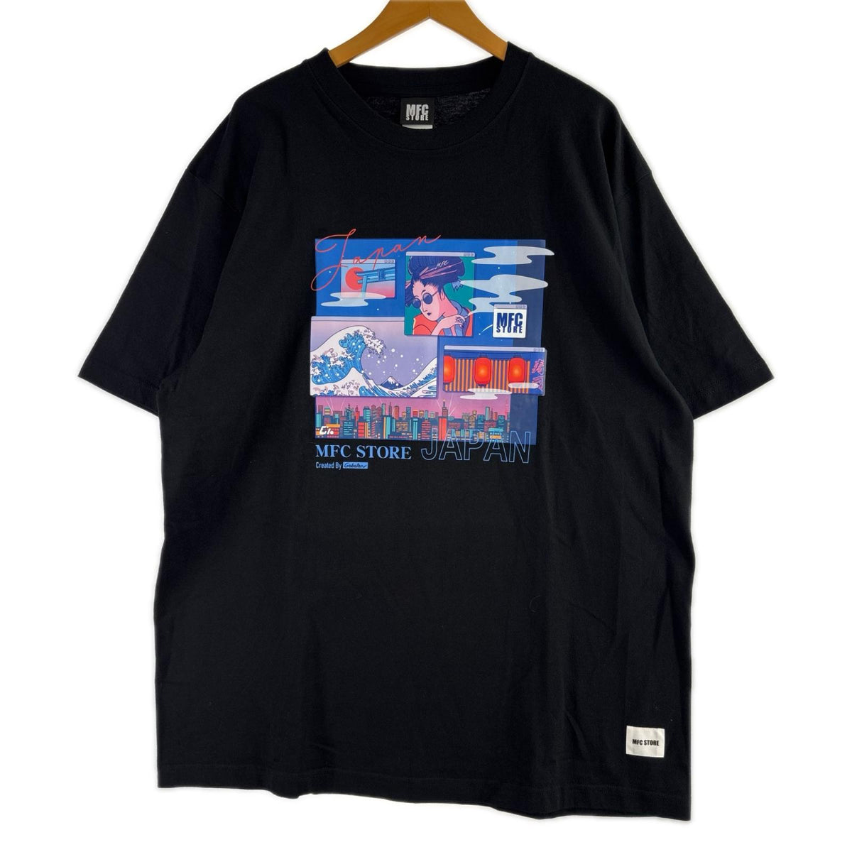 半袖Ｔシャツ MFC STORE ﾌﾟﾘﾝﾄ Tee XL ブラック