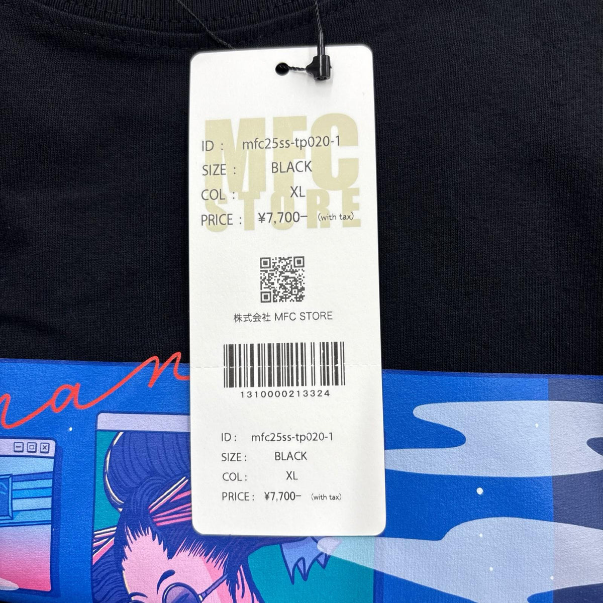 半袖Ｔシャツ MFC STORE ﾌﾟﾘﾝﾄ Tee XL ブラック