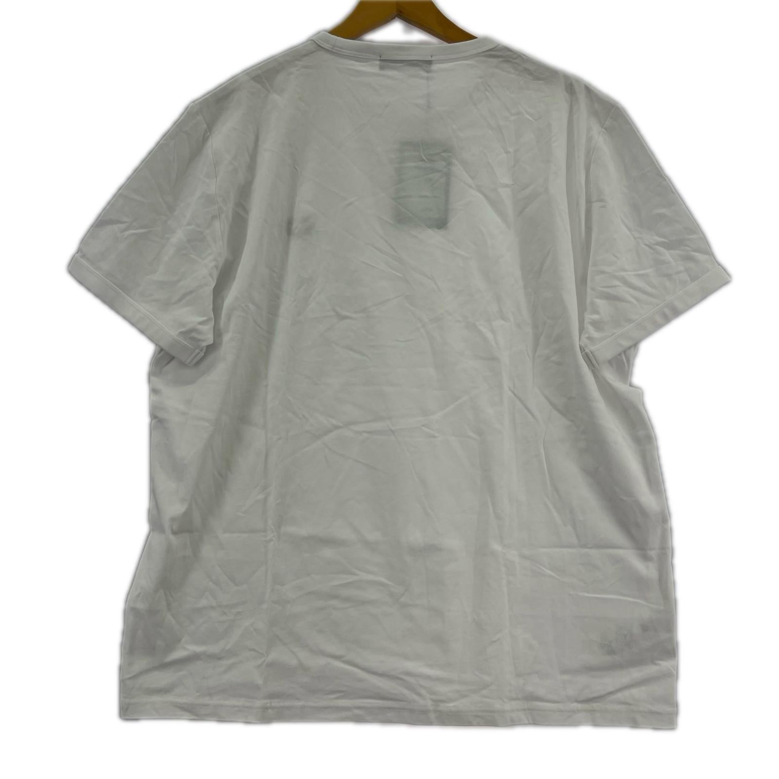 半袖Ｔシャツ ﾛｺﾞ刺繍TEE 白 (XL) M3519 ホワイト