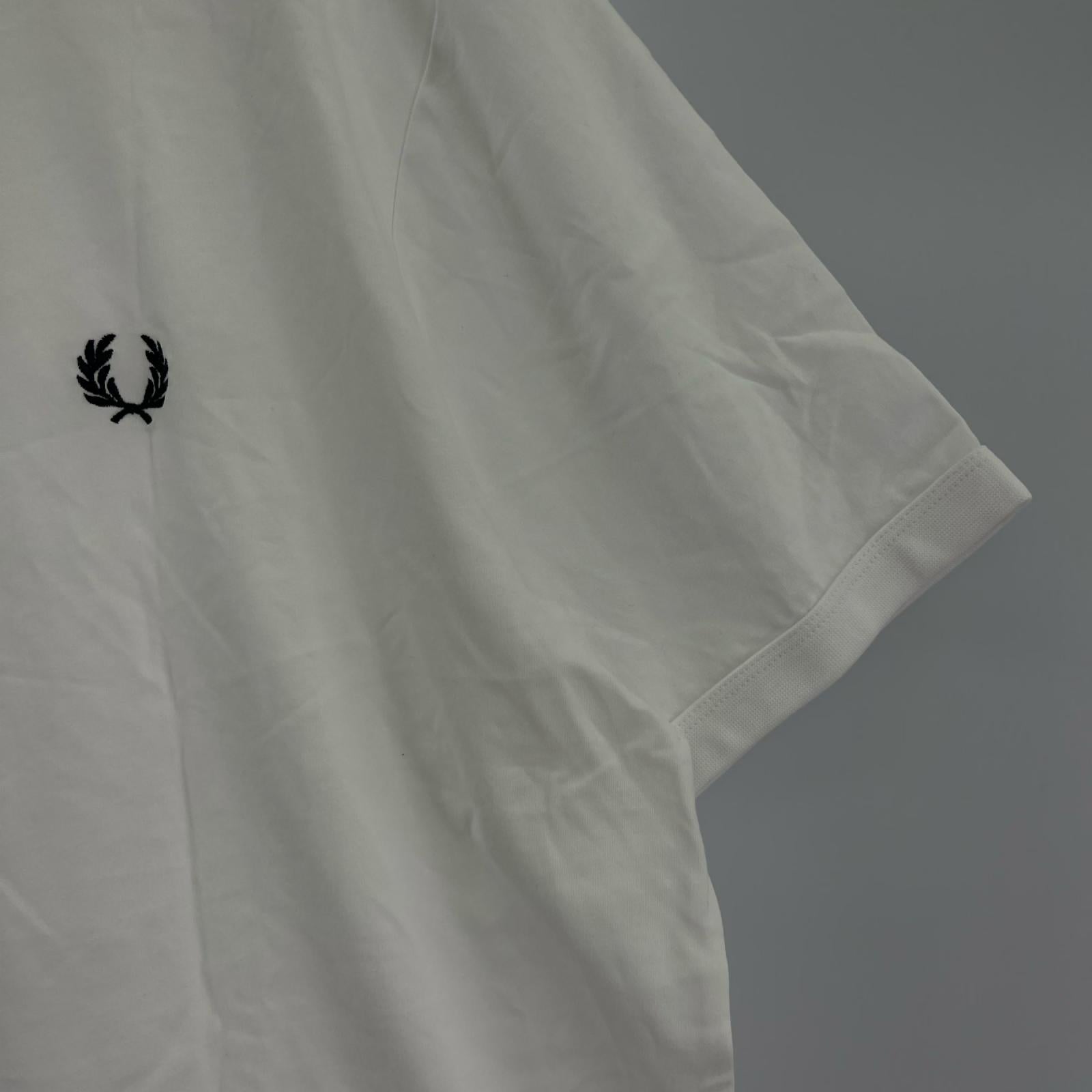 半袖Ｔシャツ ﾛｺﾞ刺繍TEE 白 (XL) M3519 ホワイト