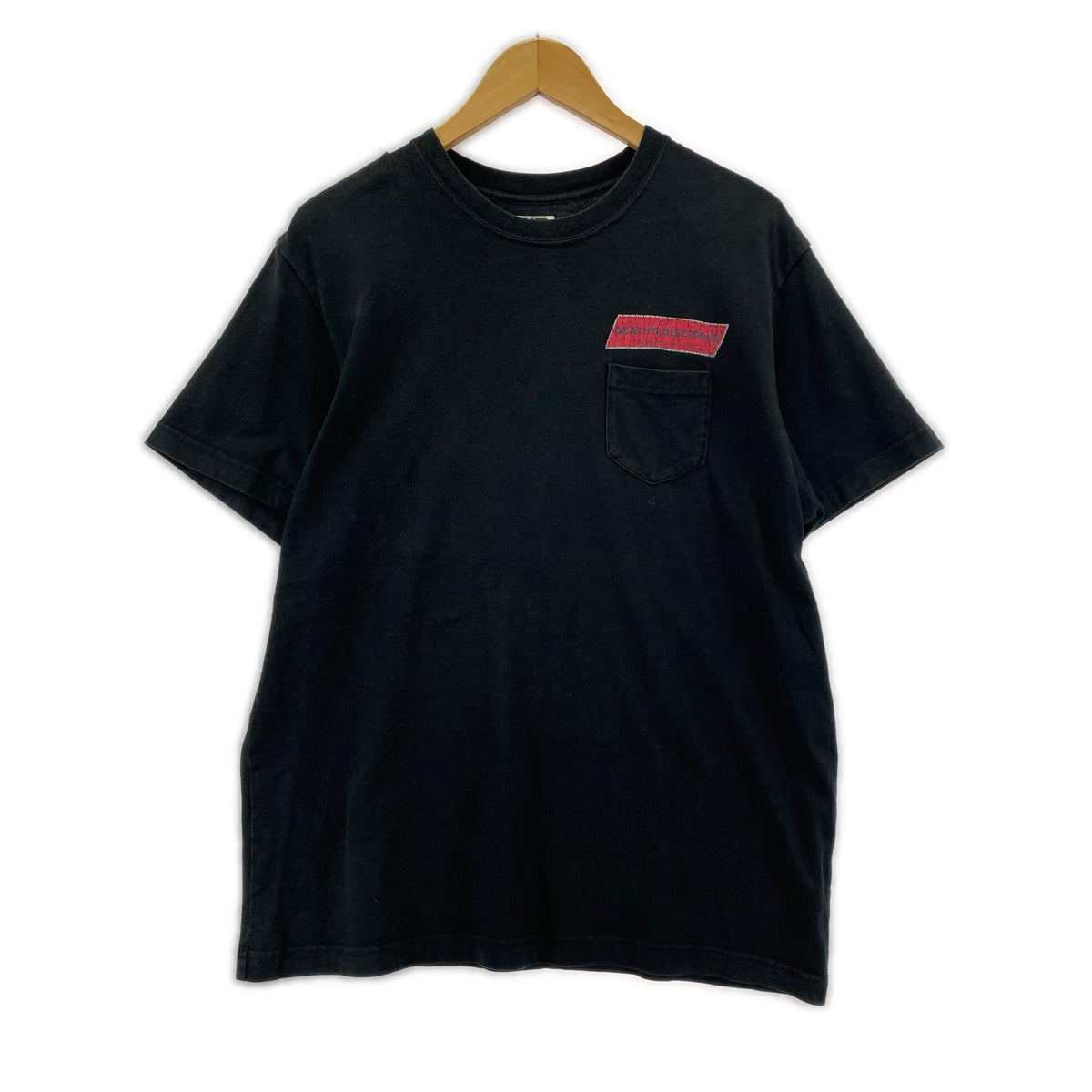 半袖Ｔシャツ ﾊﾞｯｸﾌﾟﾘﾝﾄ 黒 L ブラック
