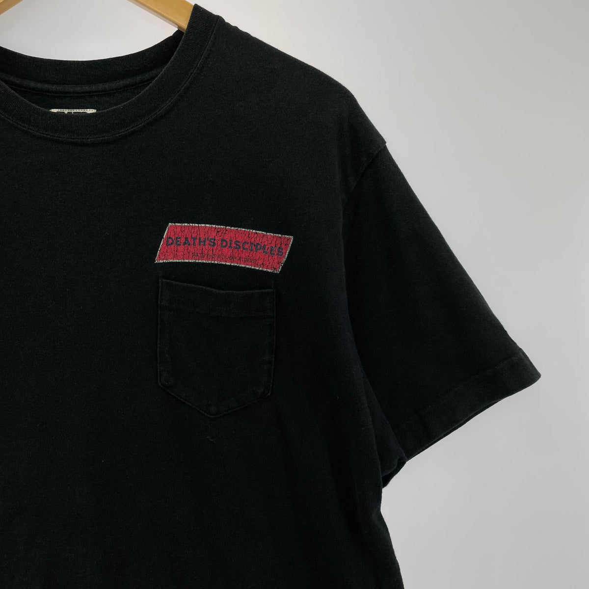 半袖Ｔシャツ ﾊﾞｯｸﾌﾟﾘﾝﾄ 黒 L ブラック