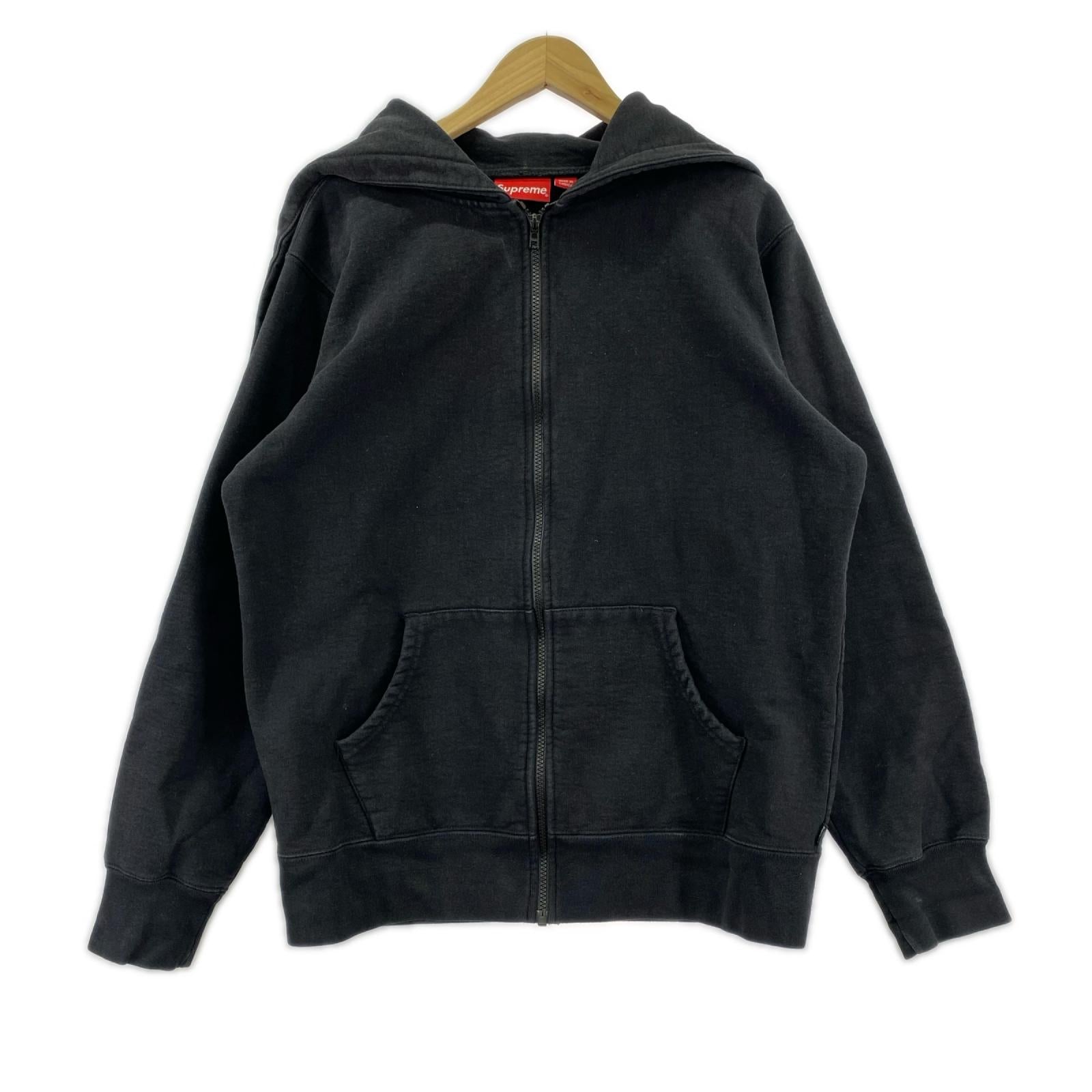 パーカー Split Hood Zip Up Sweat　黒　？ L ブラック