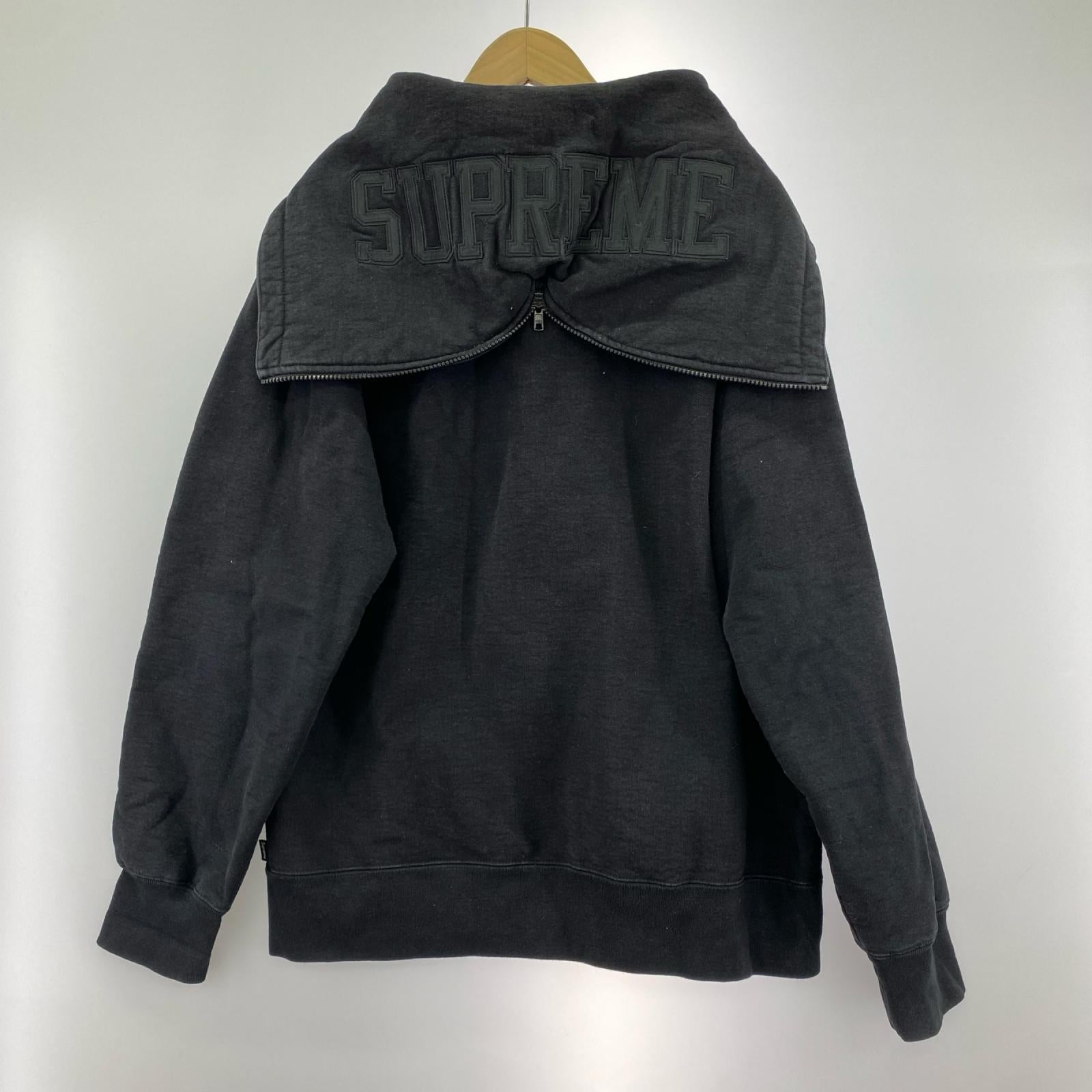 パーカー Split Hood Zip Up Sweat　黒　？ L ブラック