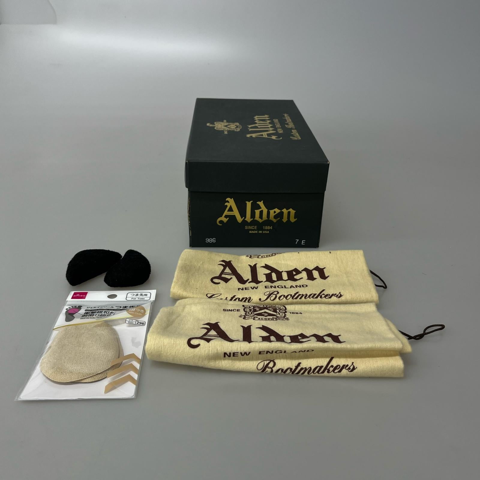 シューズ ALDEN 986 コードバン コインローファー 7 ブラウン ブラウン