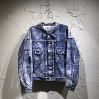 ジャケット × New Manual 26SS 転写 デニムジャケット L ブルー
