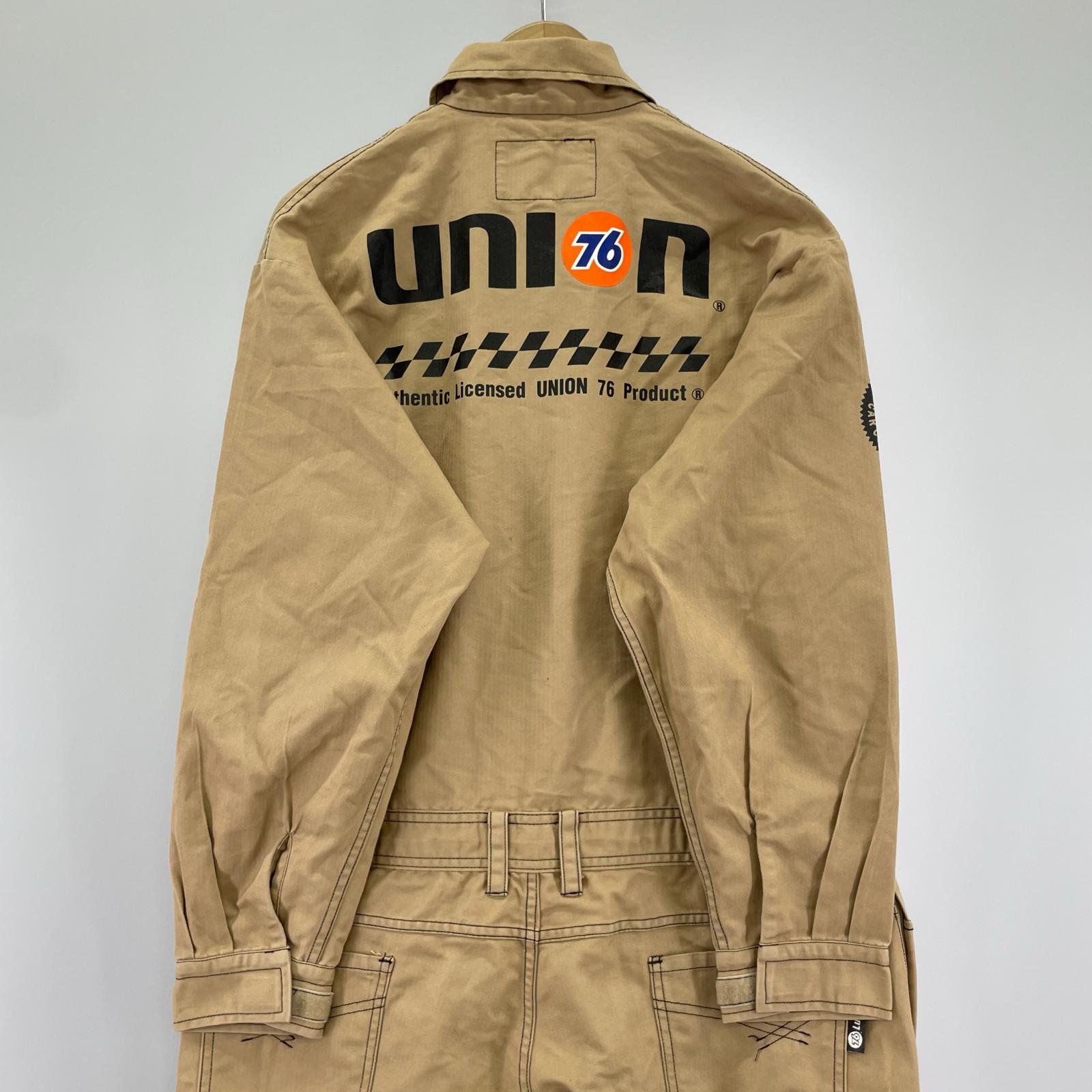 その他トップス UNION 76 ナナロク ベージュ オールインワン つなぎ L ベージュ