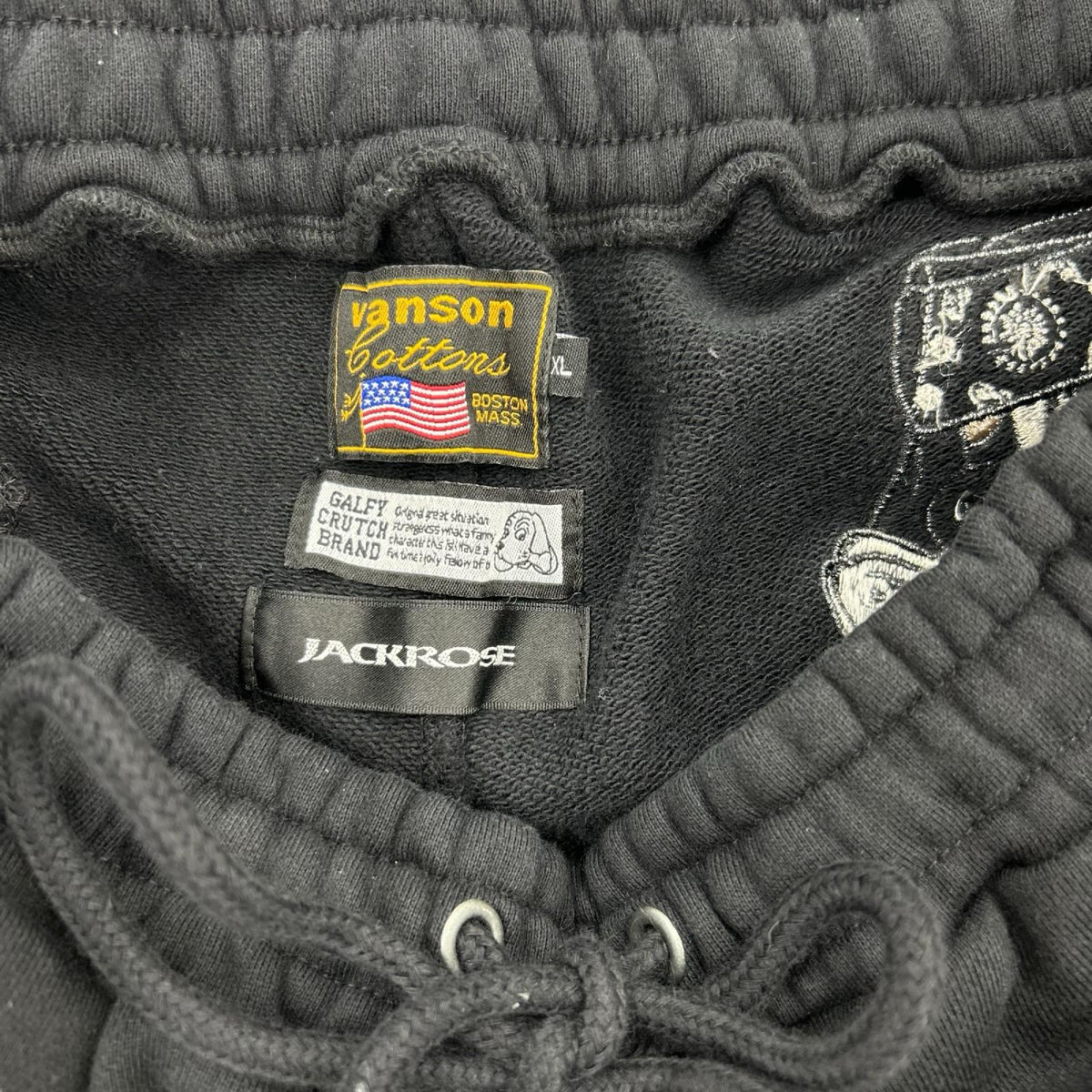 ショートパンツ × GALFY × JACKROSE 骨犬Shorts（XL） ブラック