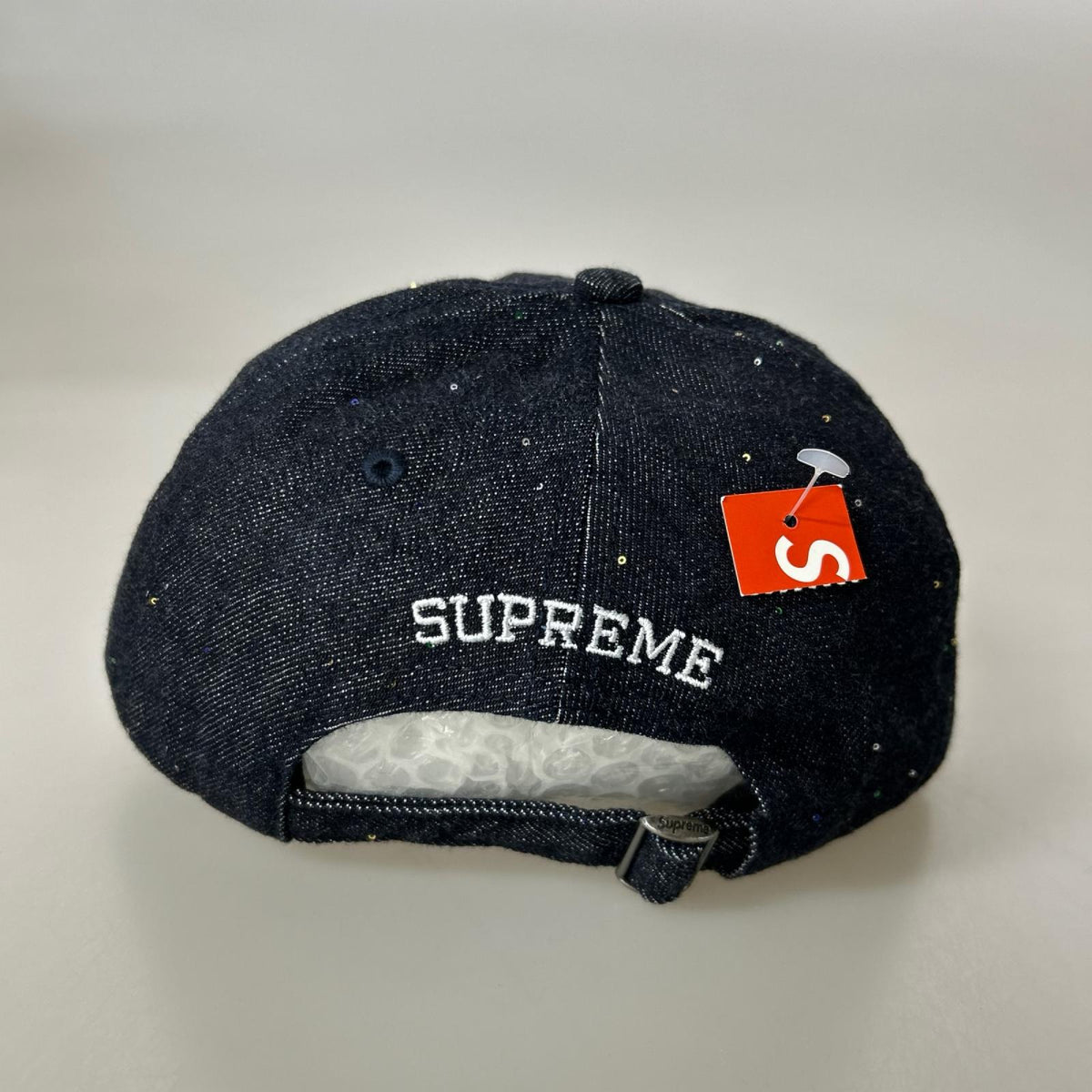 キャップ SEQUIN DENIM 6-PANEL ネイビー