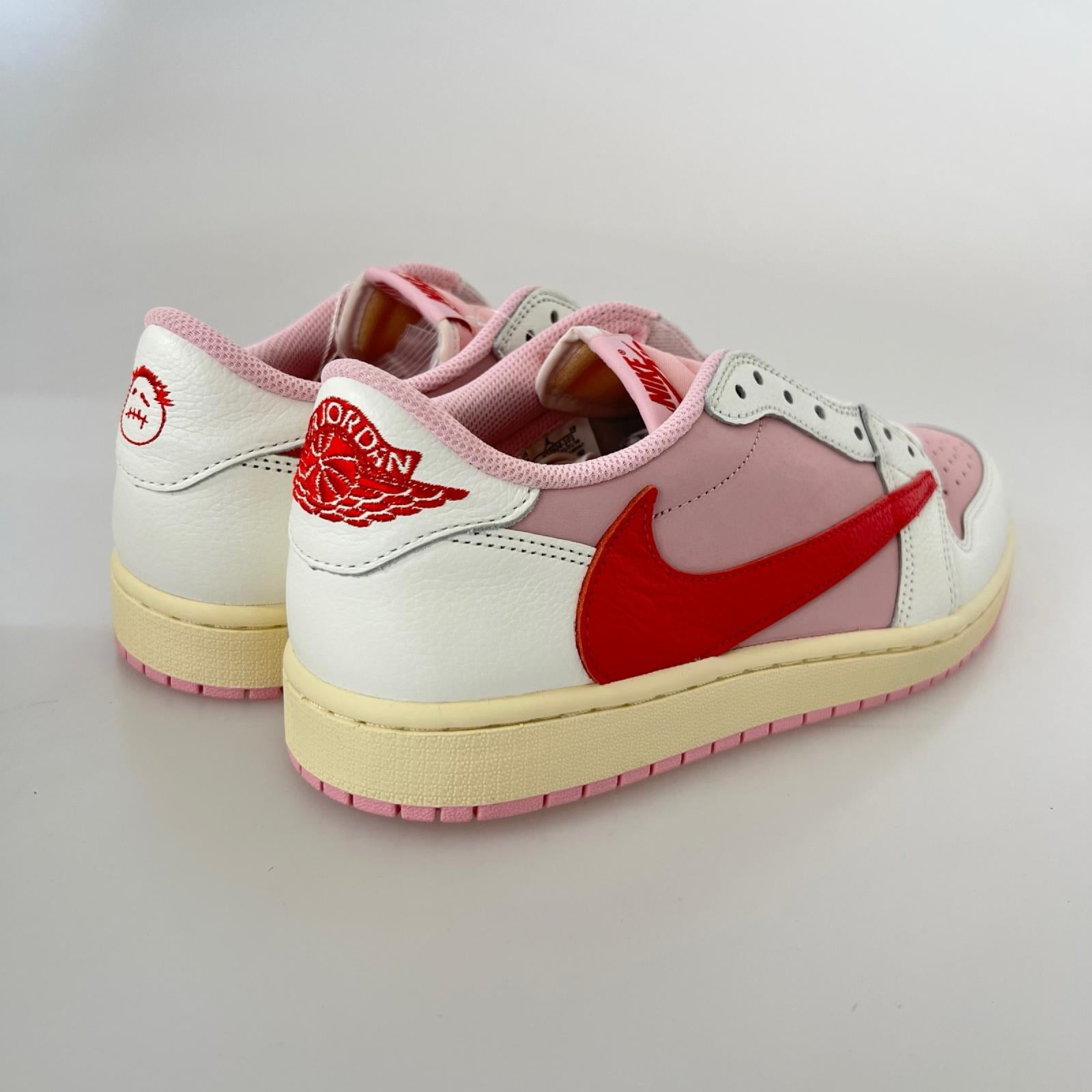 スニーカー Travis Scott Air Jordan 1 Low OG 28cm (US10 UK9 1/2 EU46) ピンク