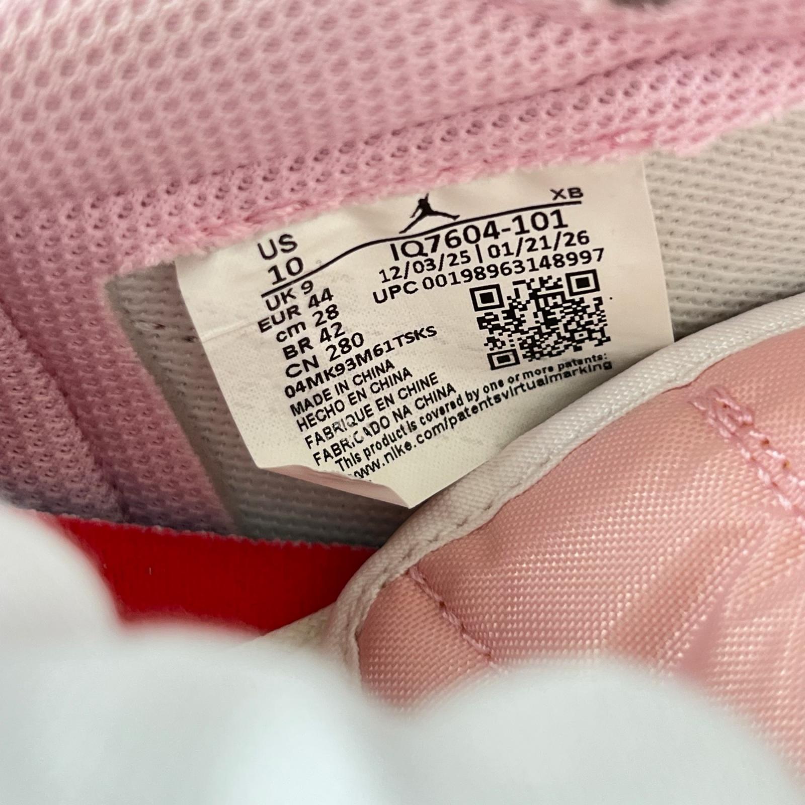 スニーカー Travis Scott Air Jordan 1 Low OG 28cm (US10 UK9 1/2 EU46) ピンク