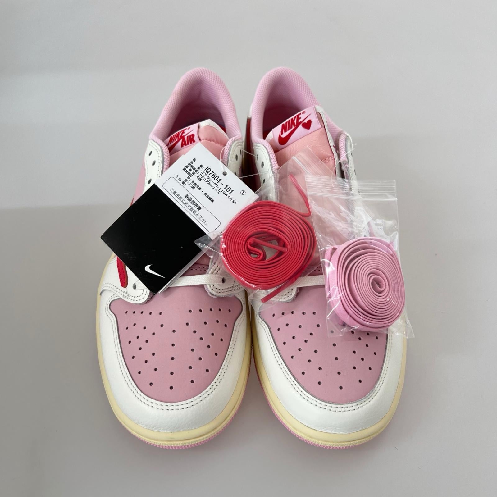 スニーカー Travis Scott Air Jordan 1 Low OG 28cm (US10 UK9 1/2 EU46) ピンク