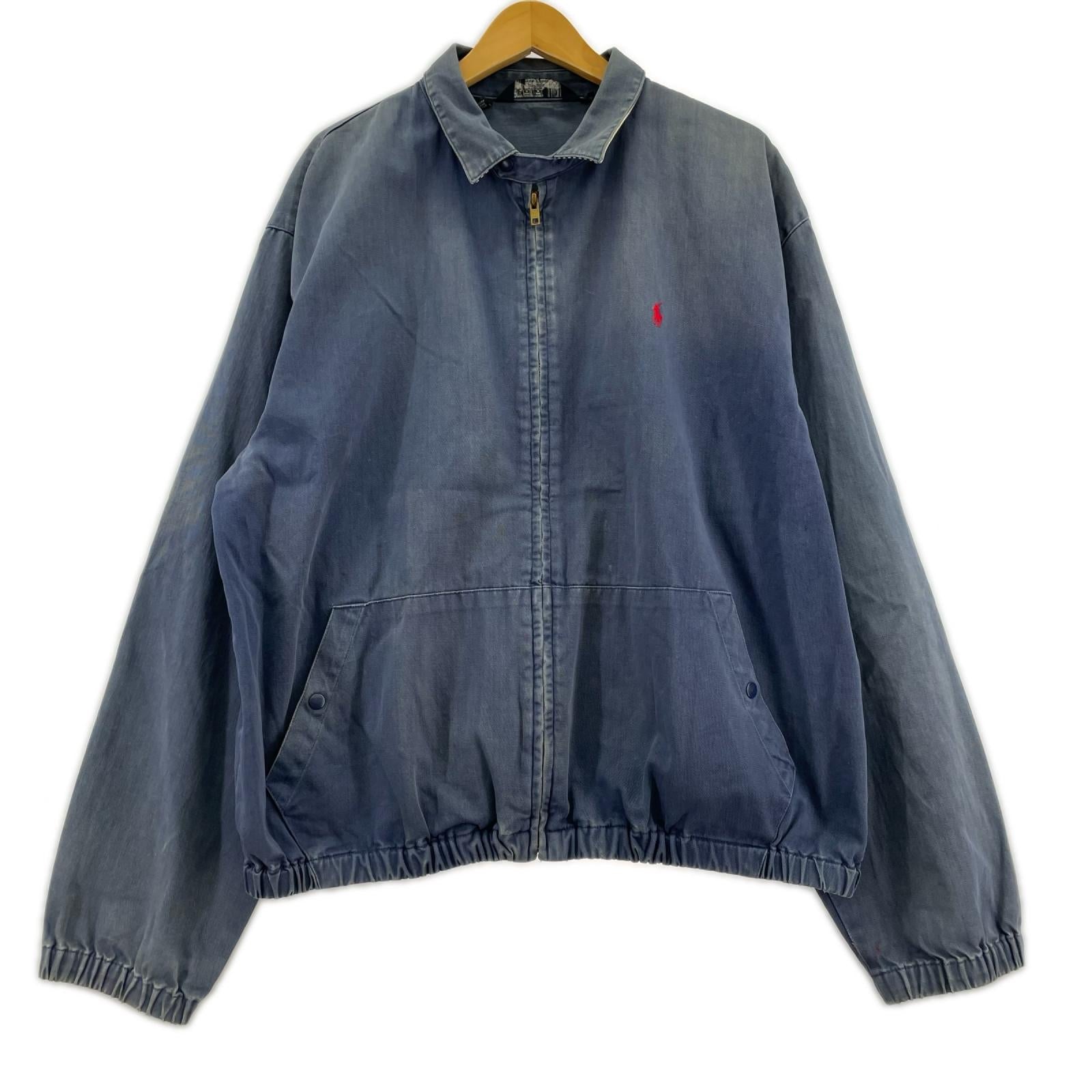 ジャケット USA製 三角ﾀｸﾞ ｽｲﾝｸﾞﾄｯﾌﾟ 紺（L） L