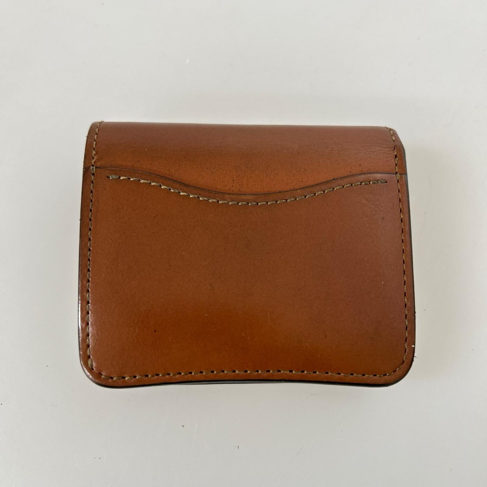コンパクトウォレット wildswans 二つ折り財布 レザー ブラウン ブラウン