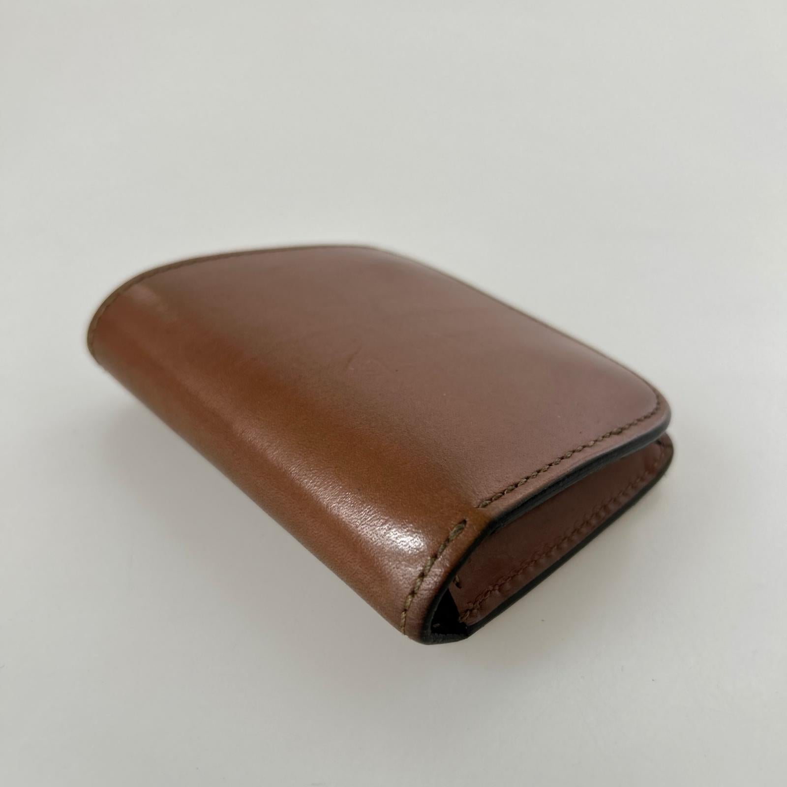 コンパクトウォレット wildswans 二つ折り財布 レザー ブラウン ブラウン