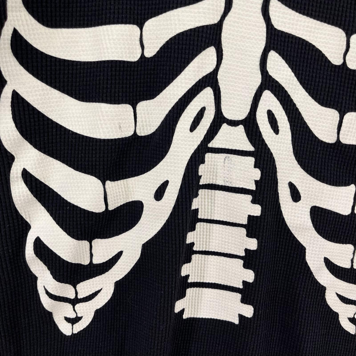 長袖Ｔシャツ ×Hanes/Bones Thermal Crew/ﾌﾞﾗｯｸ ブラック