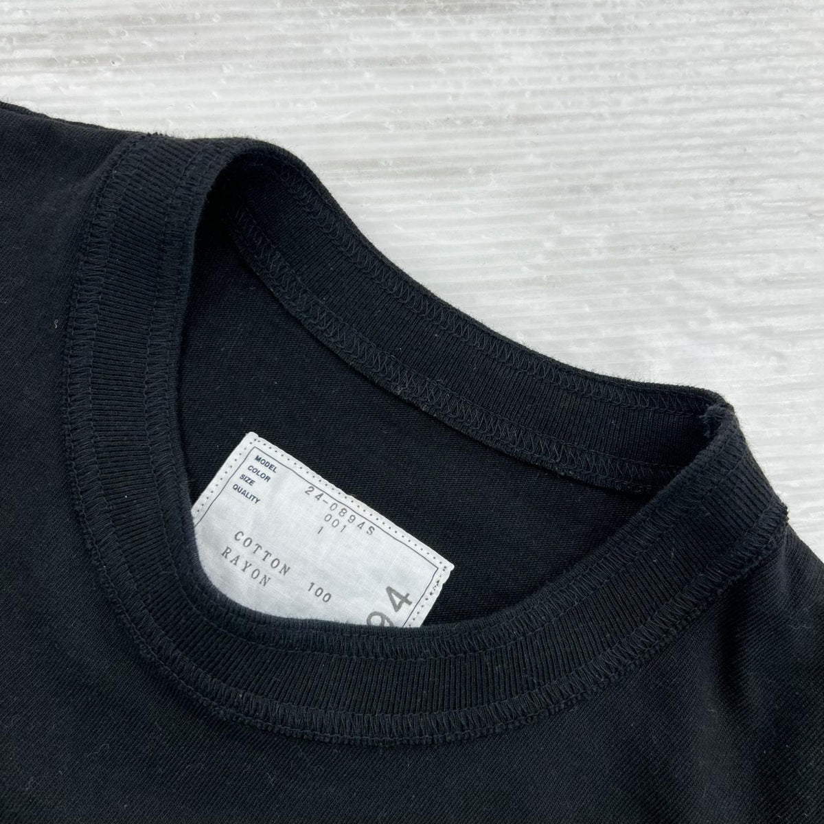 半袖Ｔシャツ SACAI GRAPHIC EMB T-SHIRT 1 ブラック