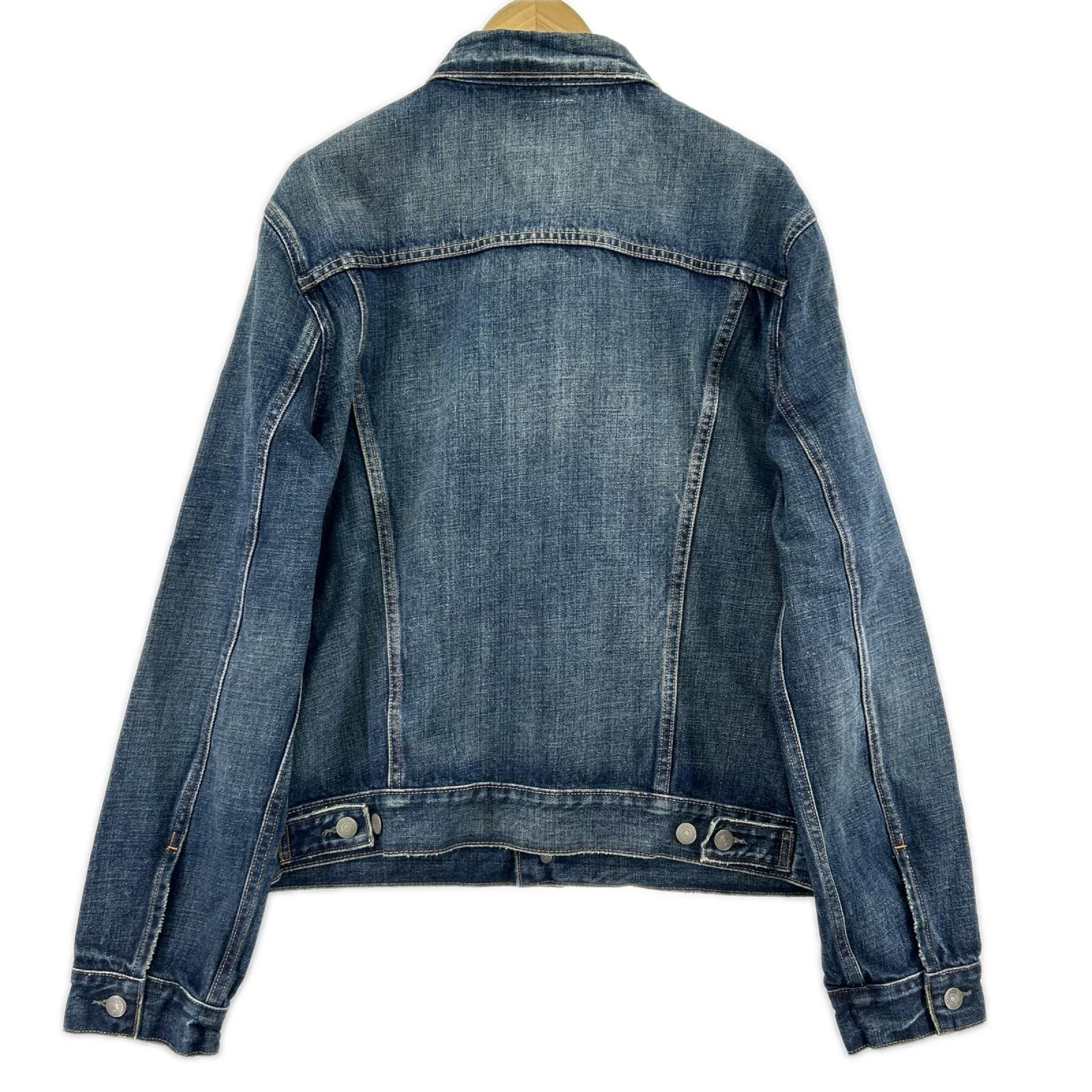 デニムジャケット POLO RALPH LAUREN フェイデッド 3rdタイプ デニムトラッカージャケット L L ブルー