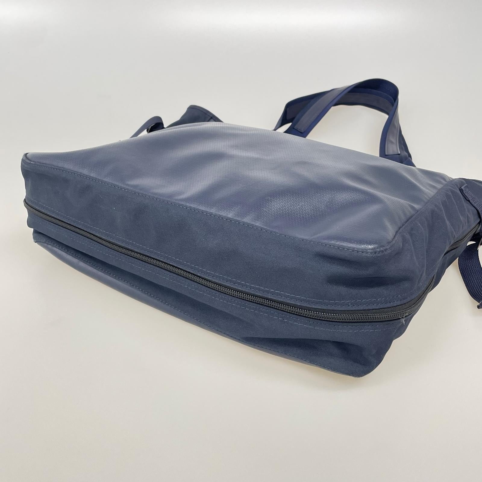 ショルダーバッグ ×LUGGAGE LABEL ショルダートートバッグ 紺 ネイビー