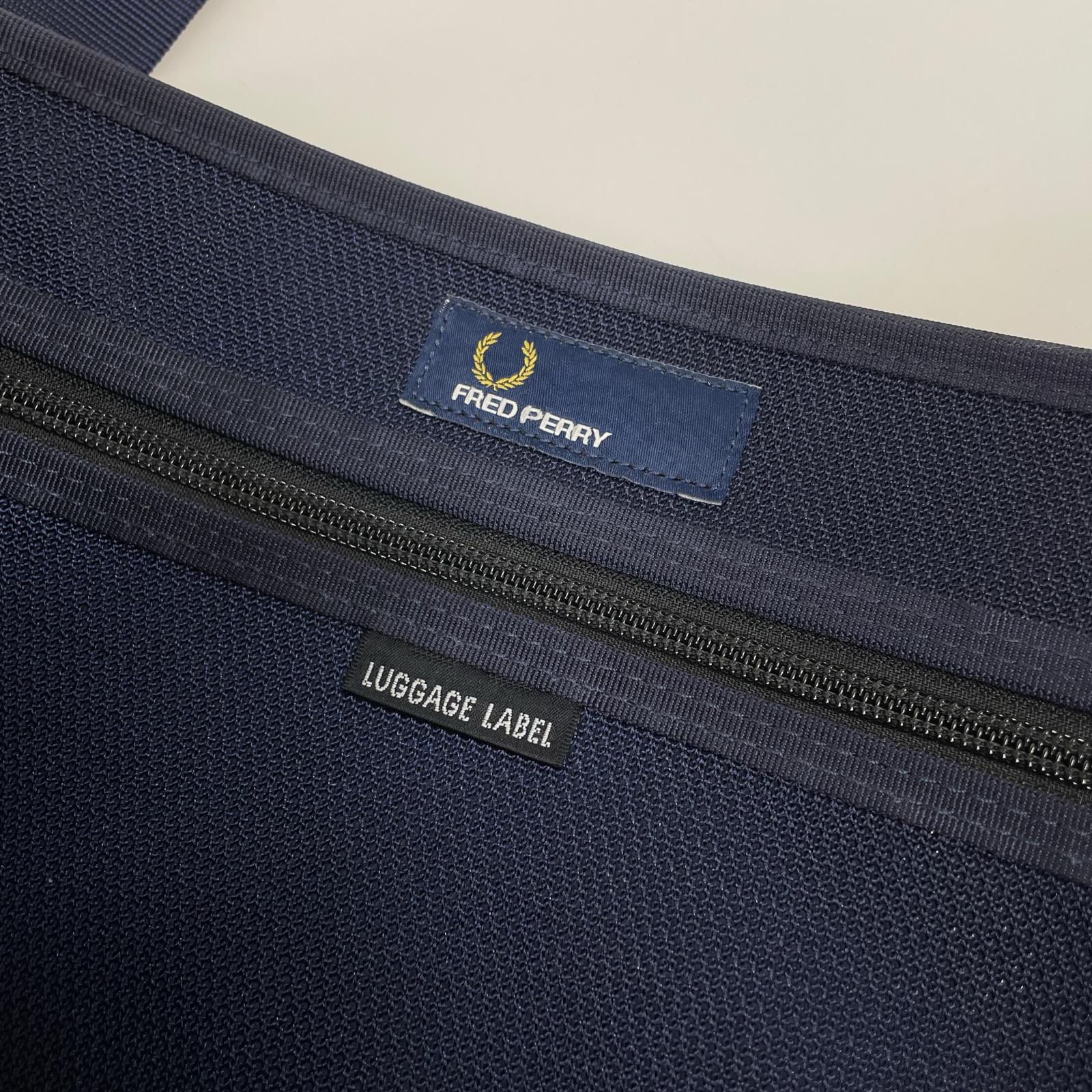 ショルダーバッグ ×LUGGAGE LABEL ショルダートートバッグ 紺 ネイビー