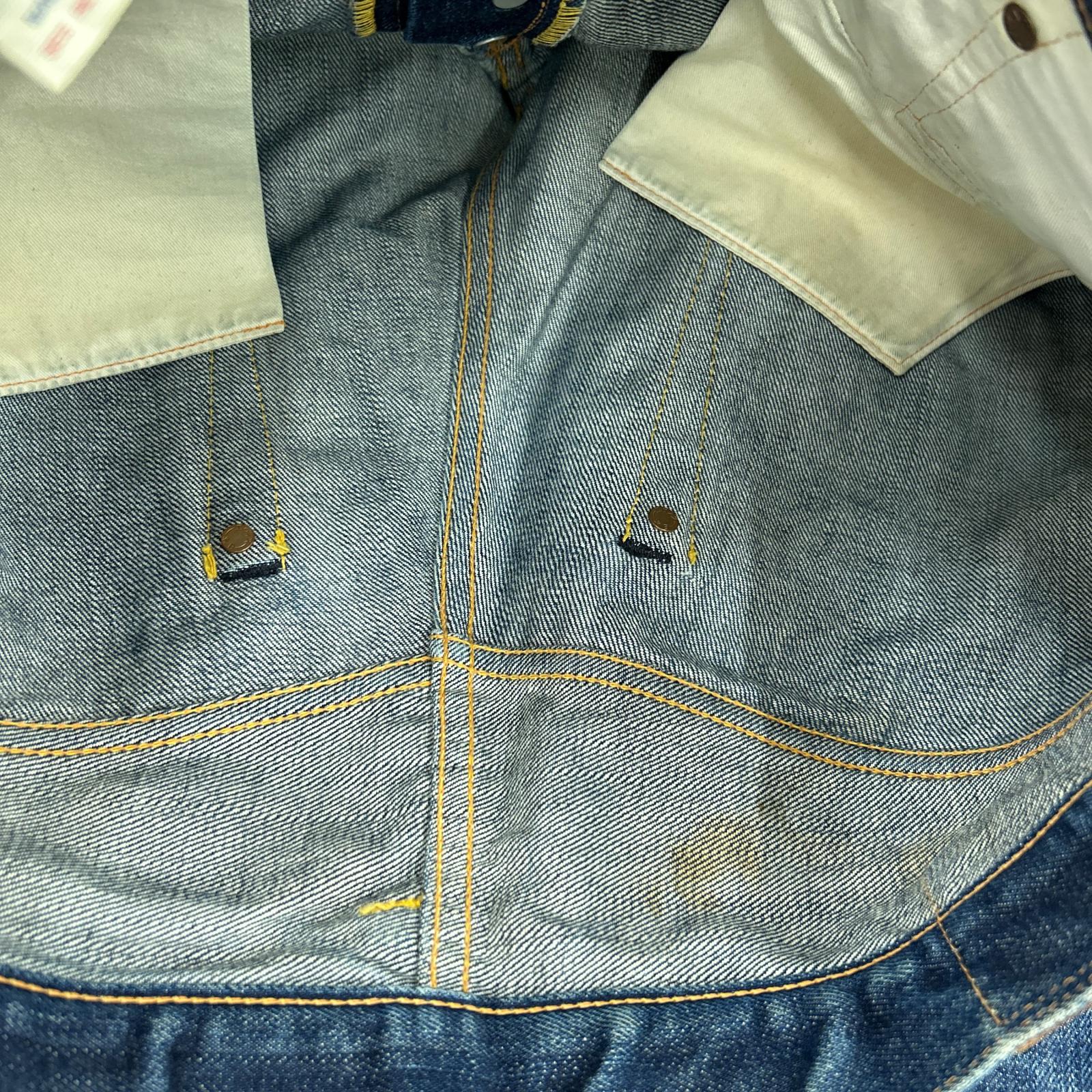 デニムパンツ Lot.2000 No.2 カモメ 戒 34 ブラック