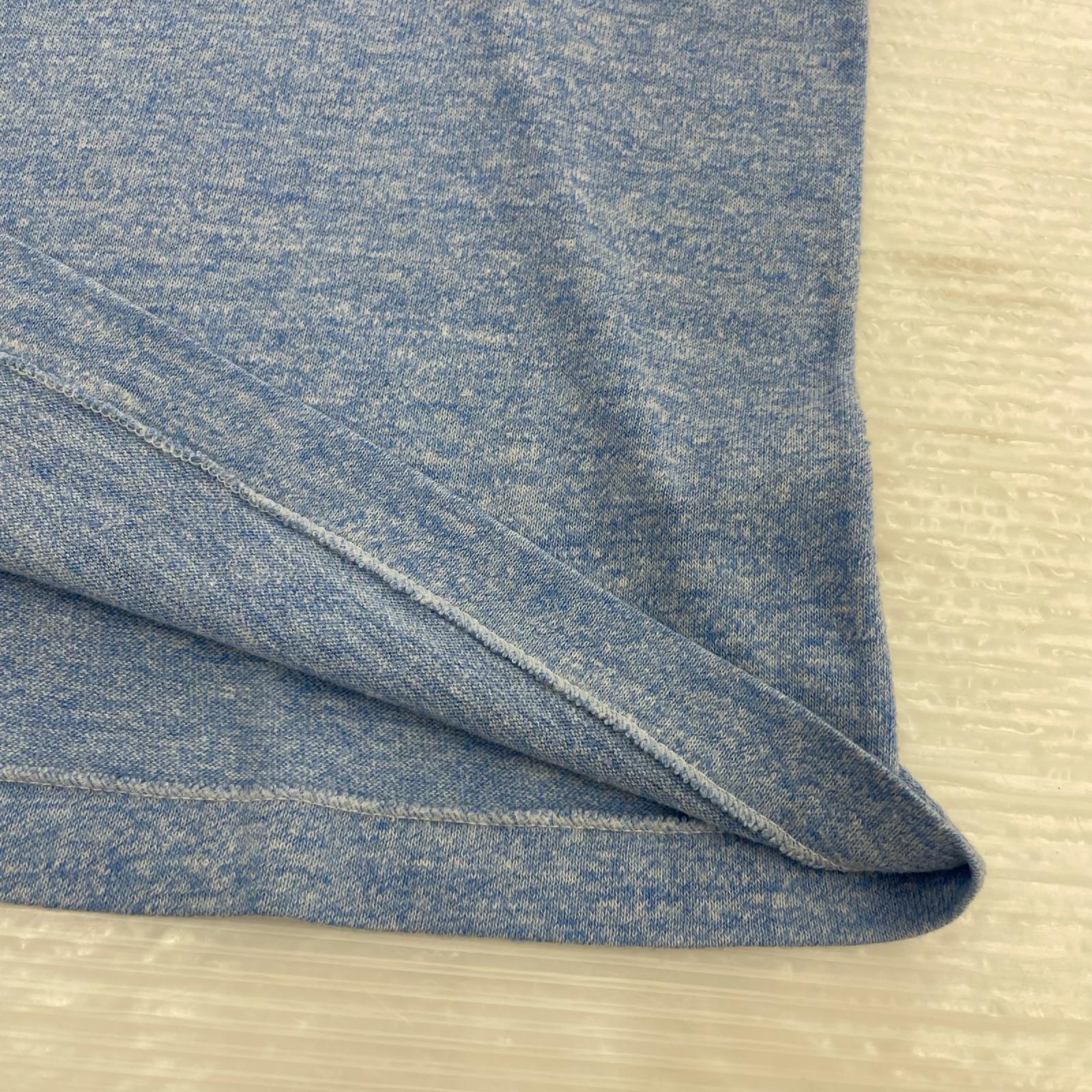 半袖Ｔシャツ OLD・VINTAGE 80s RUSSELL 金タグ リンガーTEE 青 (L) L ブルー