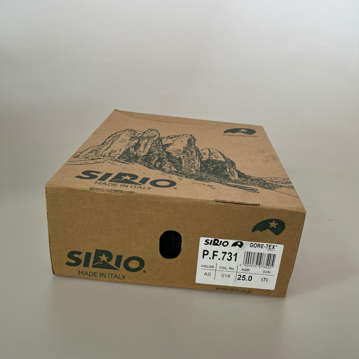 ブーツ SIRIO P.F.731 GORE-TEX ﾄﾚｯｷﾝｸﾞﾌﾞｰﾂ 黒 25cm (US7 UK6 1/2 EU40) ブラック