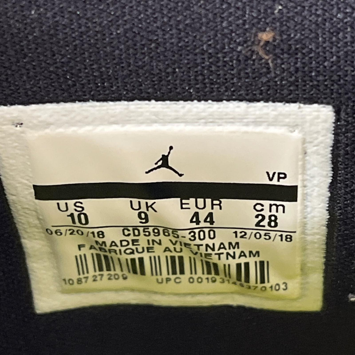 スニーカー NIKE Air Jordan 33 NRG Cactus Jack CD5965-300 (28cm) 28cm (US10 UK9 1/2 EU46)