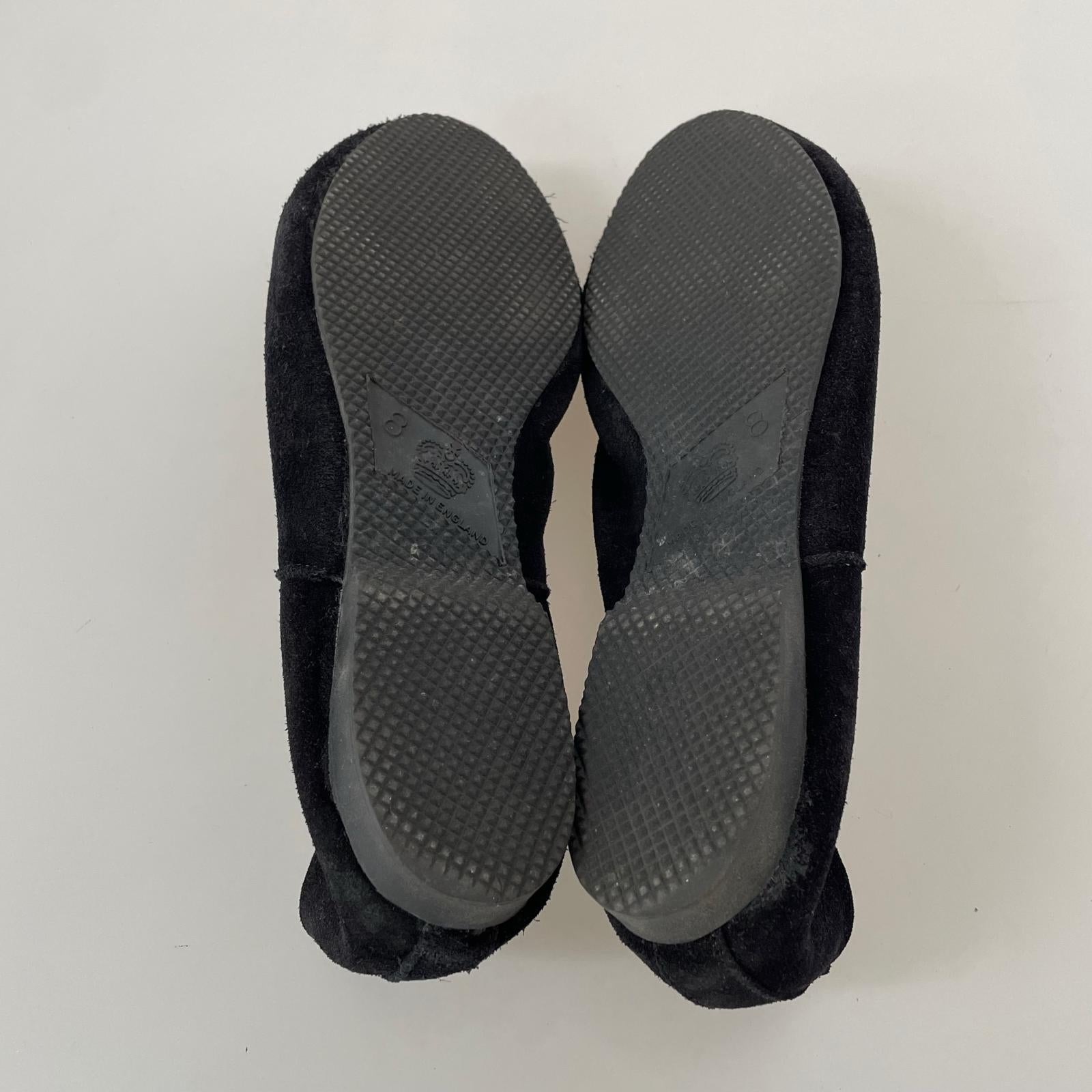 シューズ CROWN/×BEAMS F別注/バレエシューズ ブラック