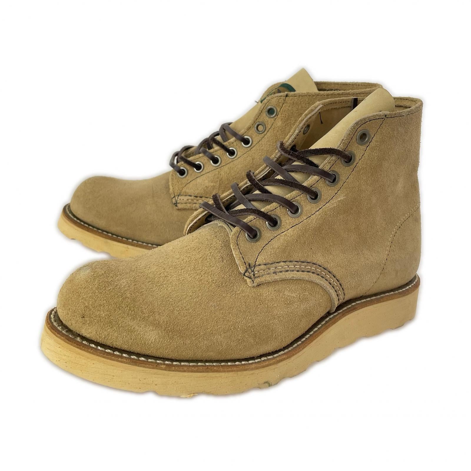 ブーツ RED WING 90s 半円犬タグ 8167 アイリッシュセッター ベージュ