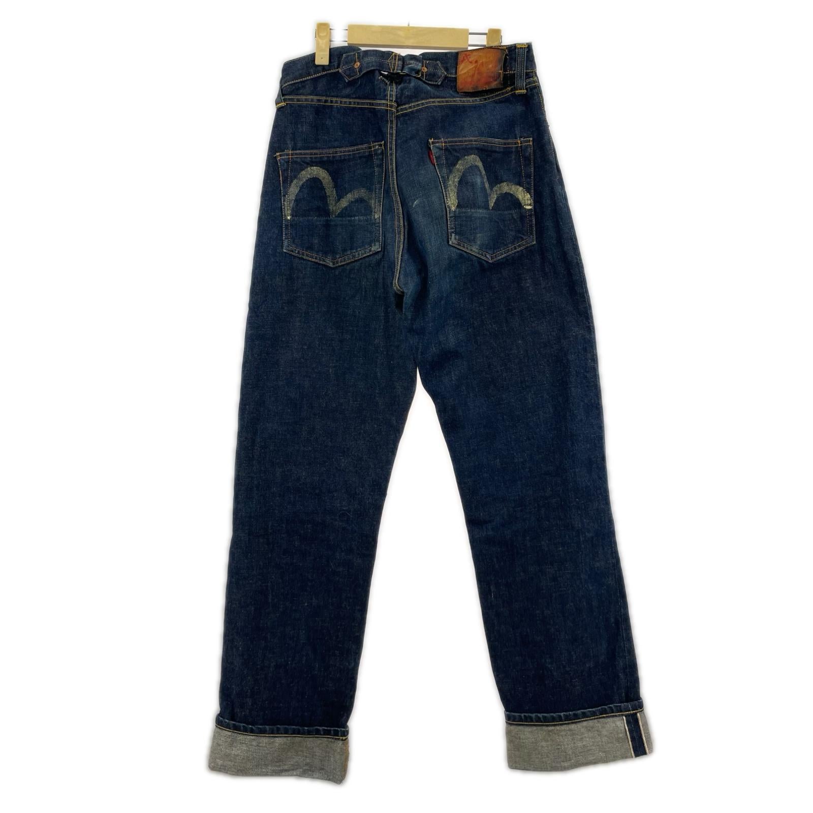 デニムパンツ EVISU 初期 シンチバック デニムパンツ インディゴ