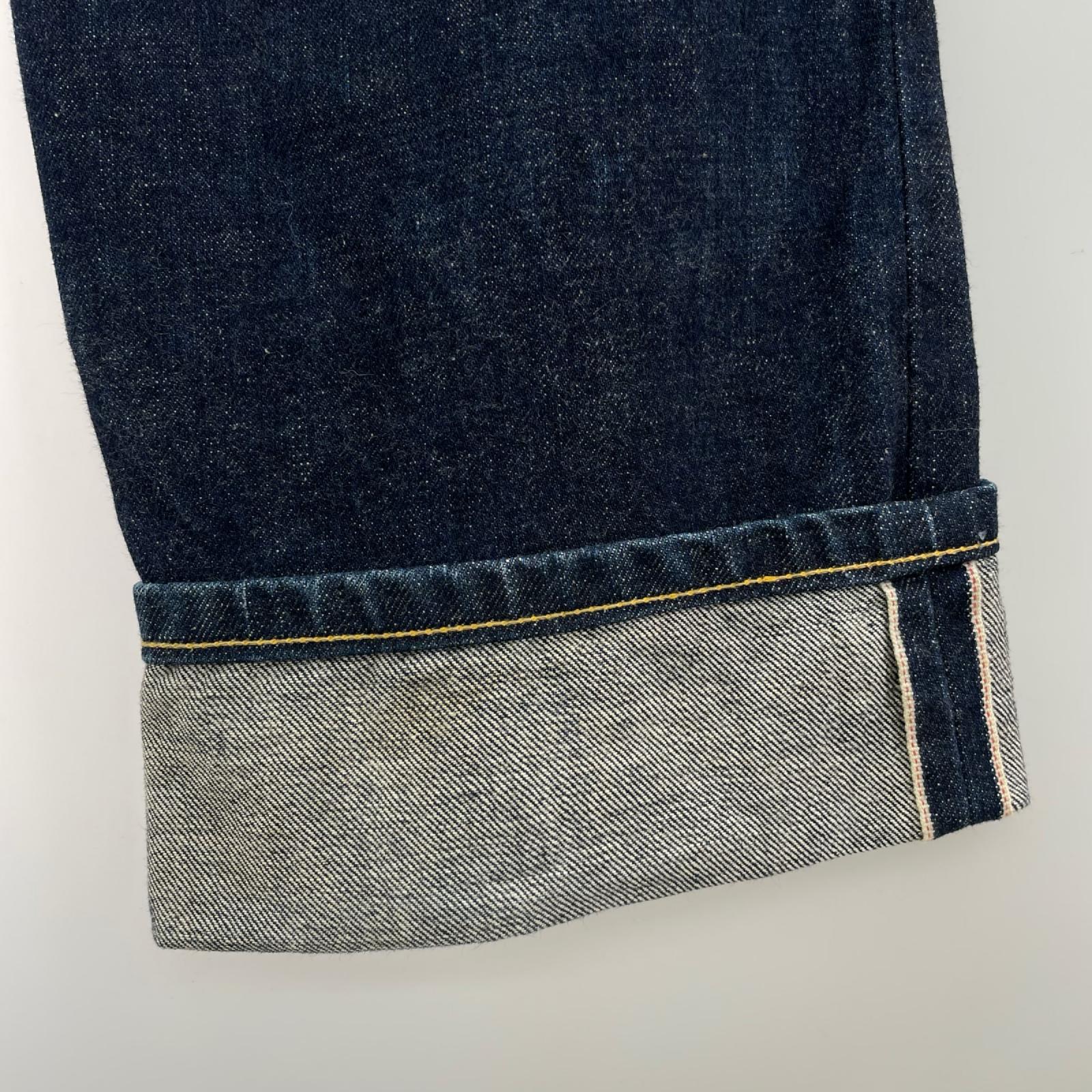 デニムパンツ EVISU 初期 シンチバック デニムパンツ インディゴ