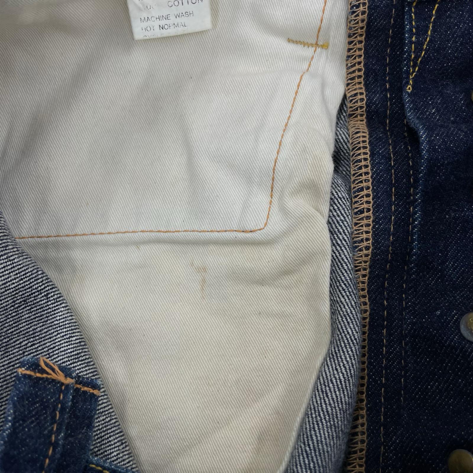 デニムパンツ EVISU 初期 シンチバック デニムパンツ インディゴ