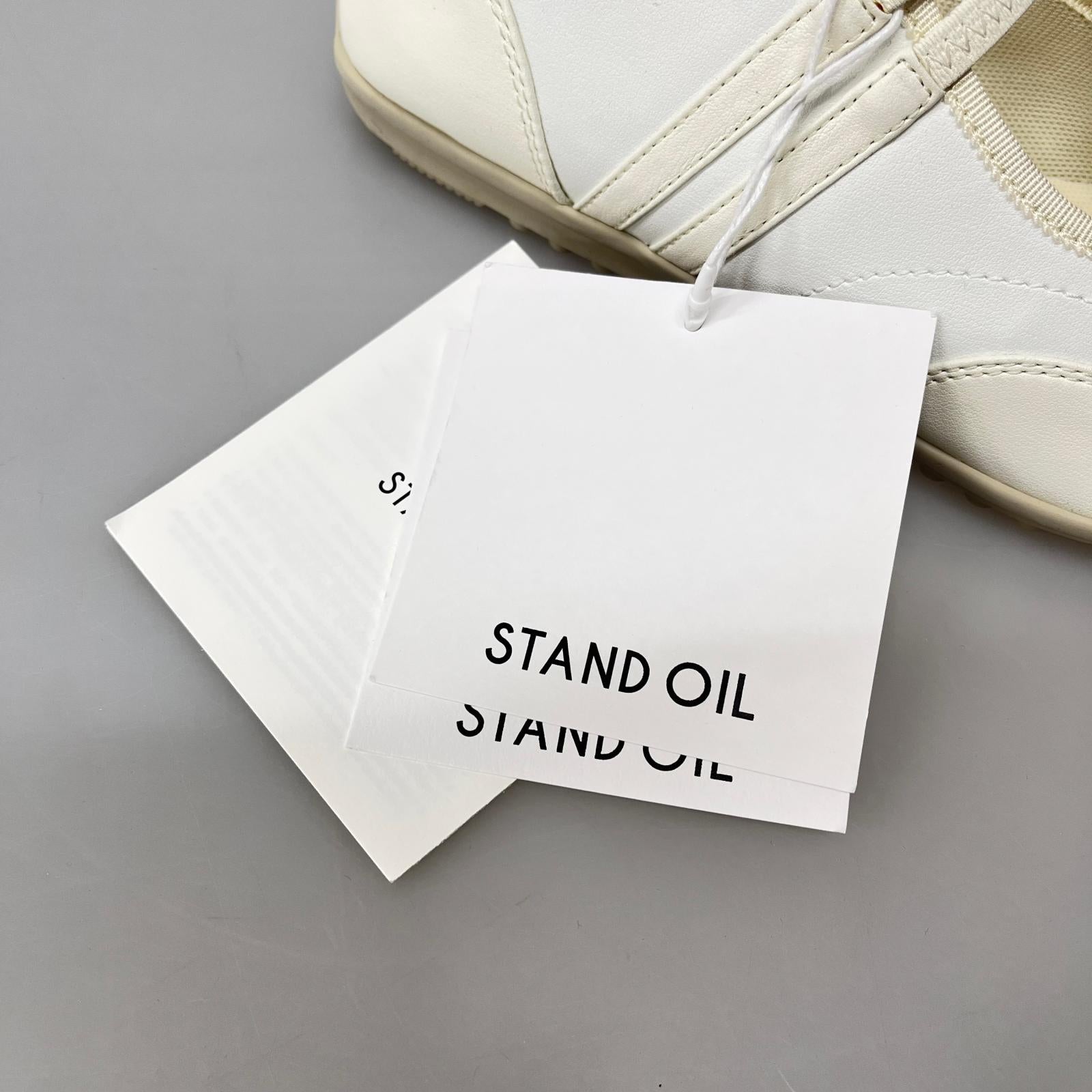 シューズ STAND OIL ストラップメリージェーンスニーカー アイボリー ホワイト