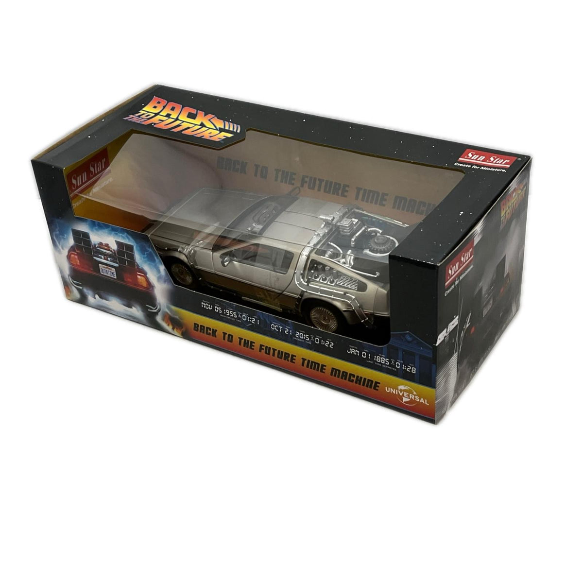 Sun Star BACK TO THE FUTURE 1/18 デロリアン BACK TO THE FUTUER SUN STAR スケールカー