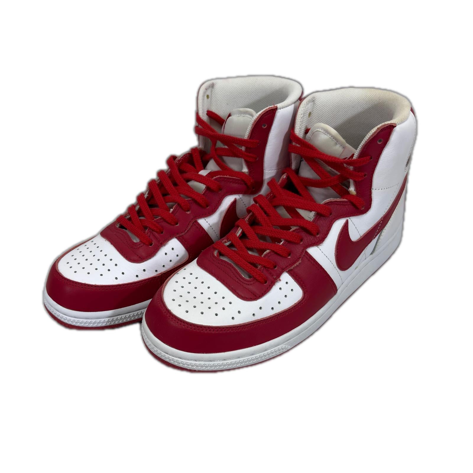 スニーカー Terminator High University Red and White