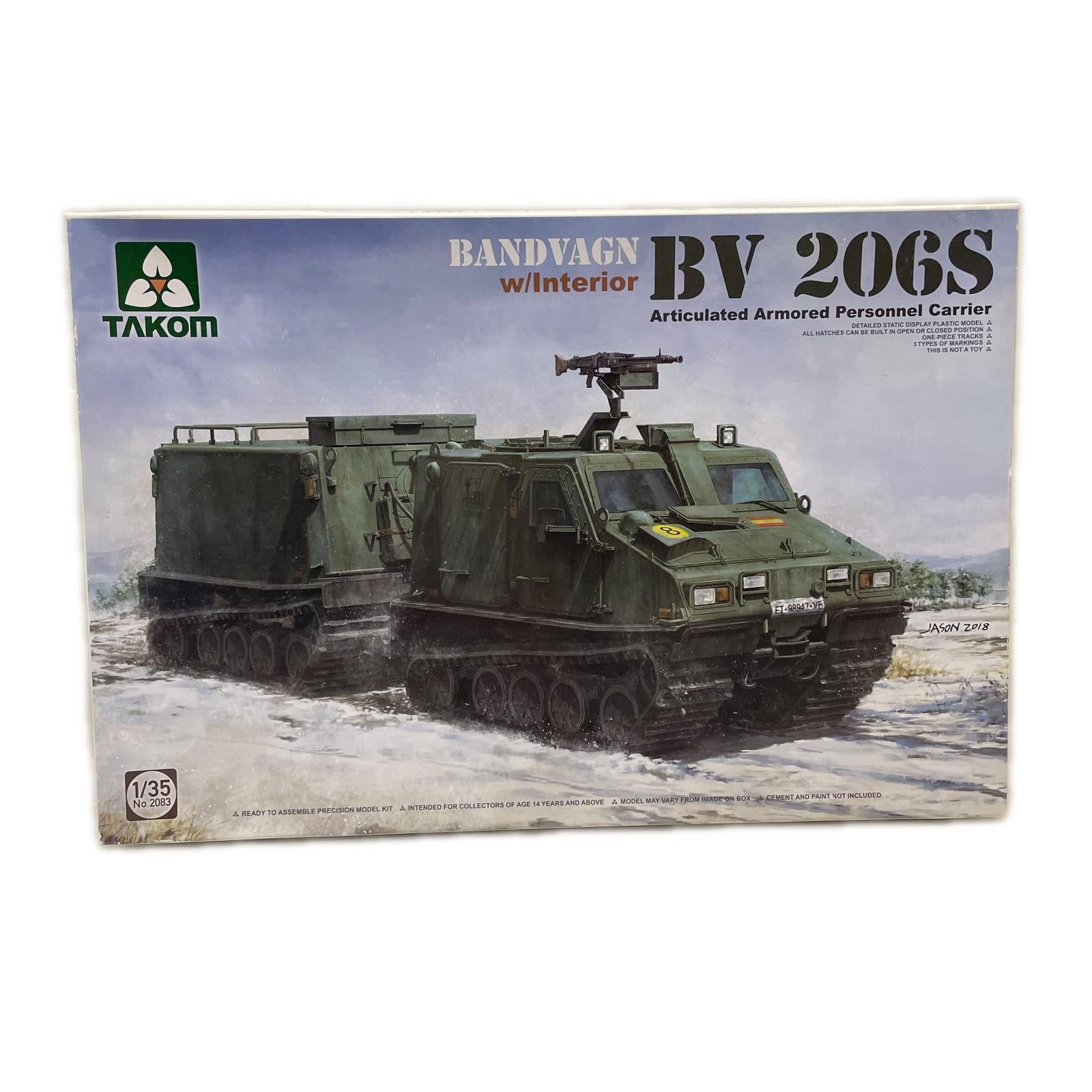 1/35 Bv206S 関節連結型装甲兵員輸送車 タコム ミリタリープラモ