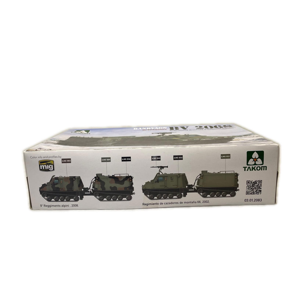 1/35 Bv206S 関節連結型装甲兵員輸送車 タコム ミリタリープラモ