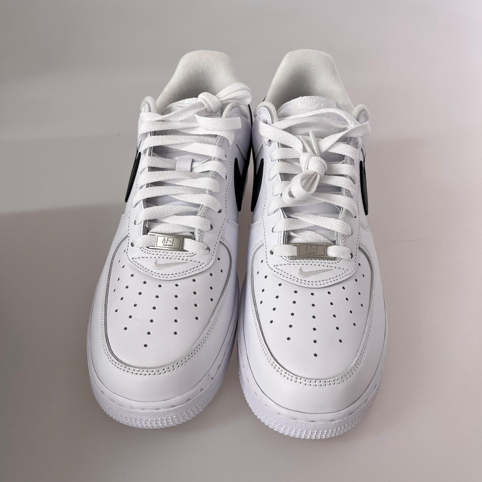 スニーカー ×SUPREME AIR FORCE 1 LOW 28.5CM 28.5cm (US10 1/2 UK10 EU47) ホワイト
